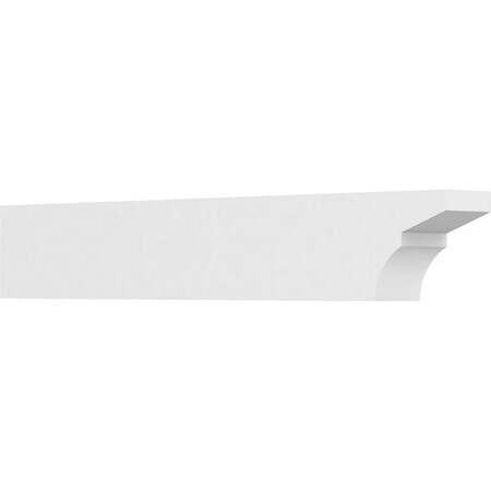 Ekena Millwork Standard Monterey Architectural Grade PVC Rafter Tail, 4"W X 6"H X 36"L RFTP04X06X36MON